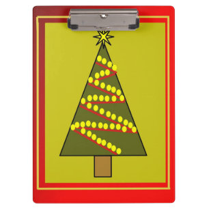 Portapapeles de árbol de Navidad