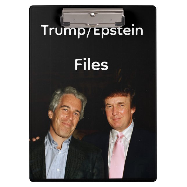 Portapapeles de archivos de Trump/Epstein (Anverso)