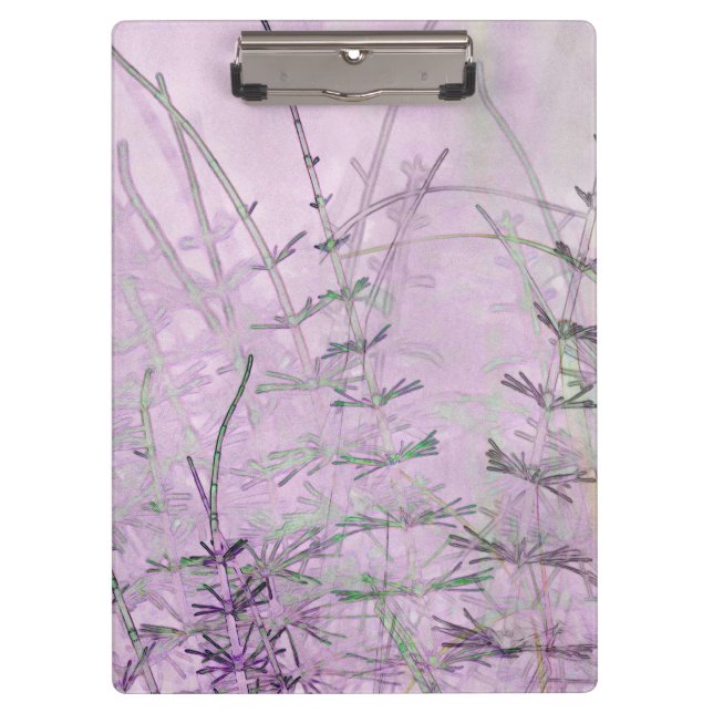 Portapapeles de Arte Digital Wild Horsetail (Anverso)
