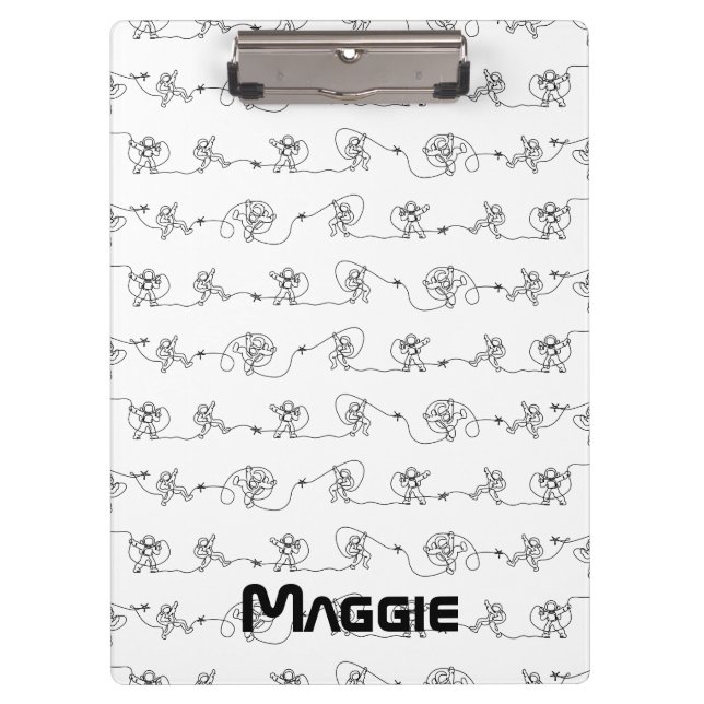 Portapapeles de astronauta (Anverso)