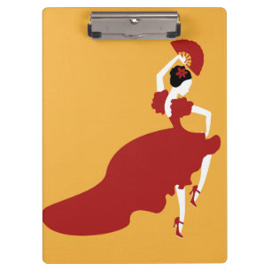 Portapapeles de Bailaora Flamenca