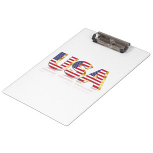 Portapapeles de bandera de Estados Unidos Patrióti