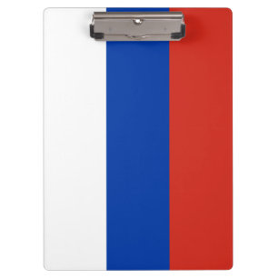 Portapapeles de Bandera Rusa (Rusia)