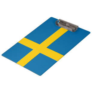 Portapapeles de Bandera Sueca (Suecia)