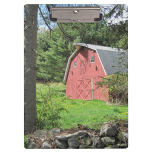 Portapapeles de barras de país rojo