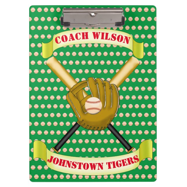 Portapapeles de béisbol (Anverso)