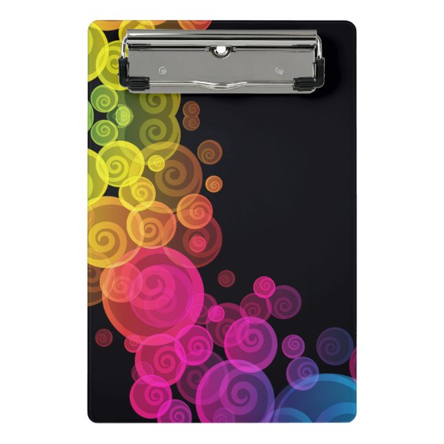 portapapeles de burbujas colorido (Anverso)