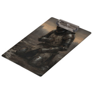 Portapapeles de Caballero Medieval Dark Academia,