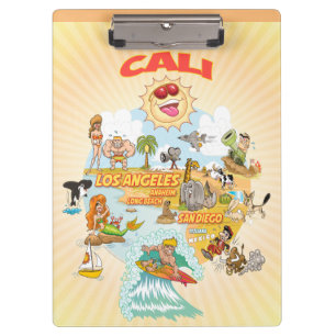 Portapapeles de California Beach Paradise