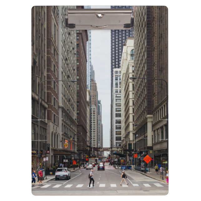 Portapapeles de Chicago Madison Street (Anverso)