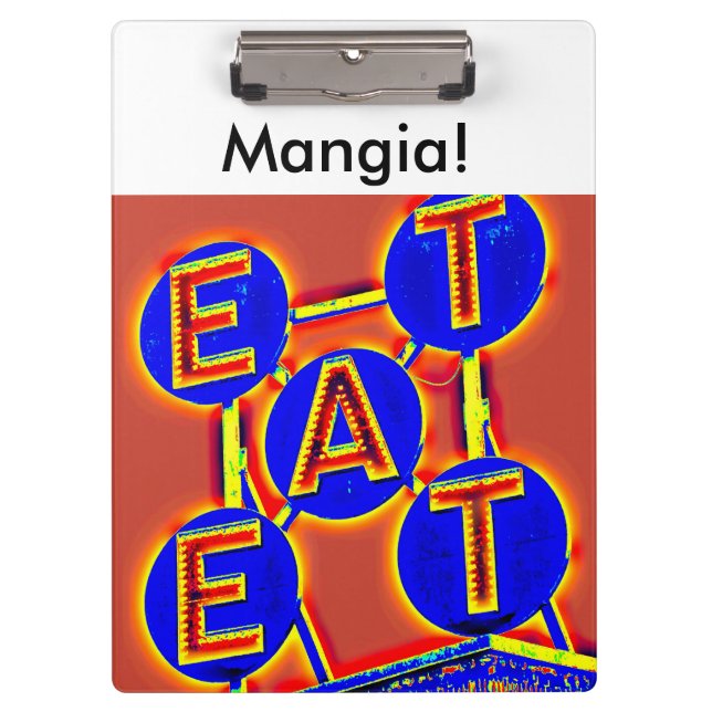 portapapeles de comer/mangia (Anverso)