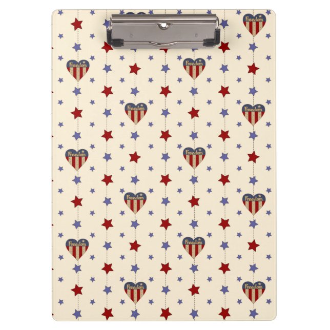 Portapapeles de Cute Americana (Anverso)