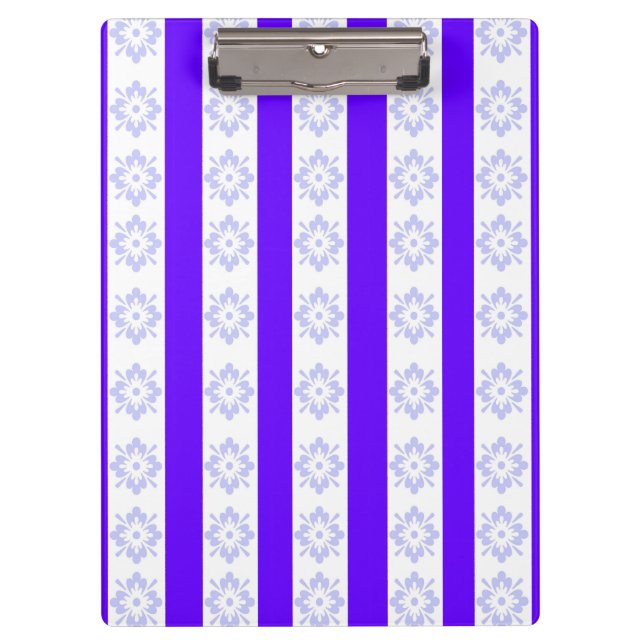 Portapapeles de Damask púrpura (Anverso)