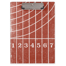 Portapapeles de entrenador de pista personalizado