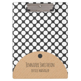 Portapapeles de estilo geométrico moderno