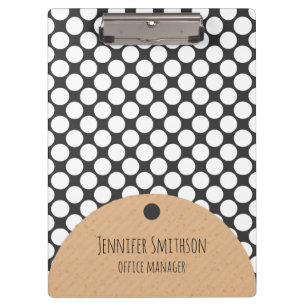 Portapapeles de estilo geométrico moderno