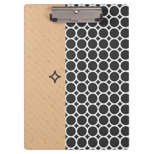 Portapapeles de estilo geométrico moderno