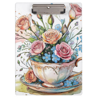 Portapapeles de Floral Boho