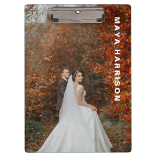 Portapapeles de fotografía de foto completa minima