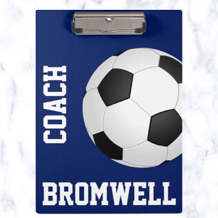 Portapapeles de fútbol modificable
