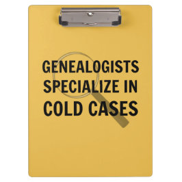 Portapapeles de genealogía (amarillo)