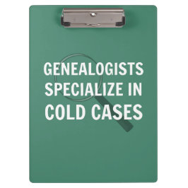 Portapapeles de genealogía (verde)