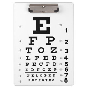 Portapapeles de gráfico ocular