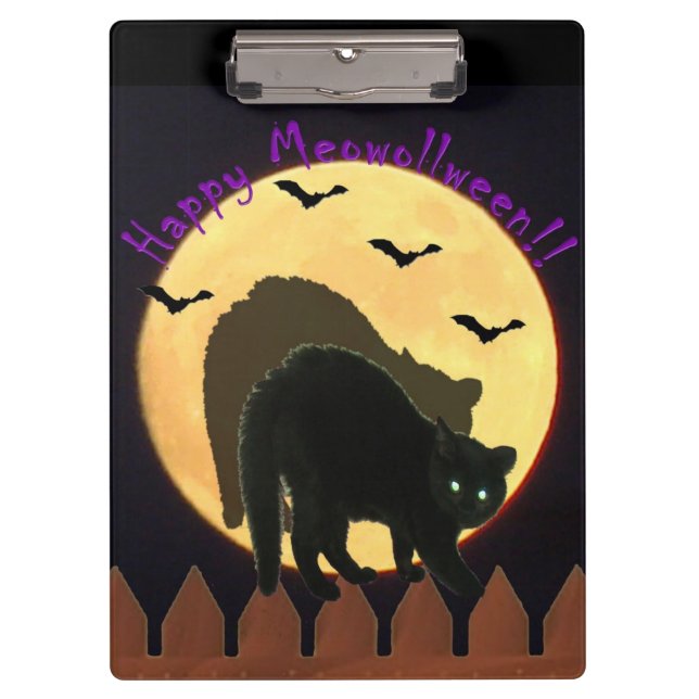Portapapeles de Halloween (Anverso)