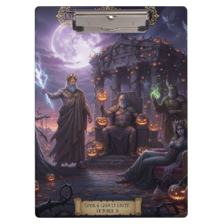 Portapapeles de Halloween de Mitología Griega y Ro