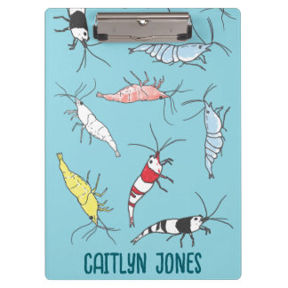 Portapapeles de hobby de camarón ornamental