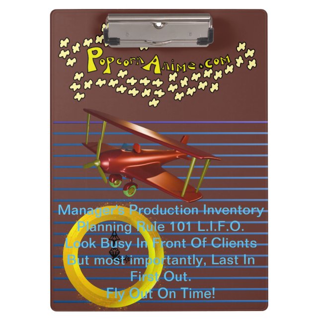 Portapapeles de inventario del administrador (Anverso)