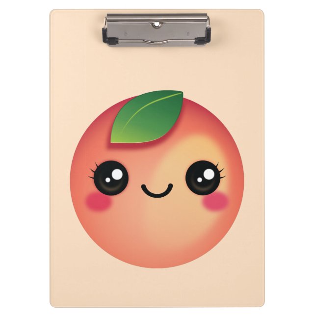 Portapapeles de Kawaii Peach (Anverso)