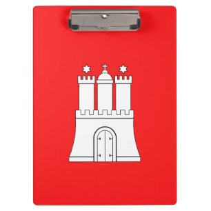 Portapapeles de la bandera de Hamburgo