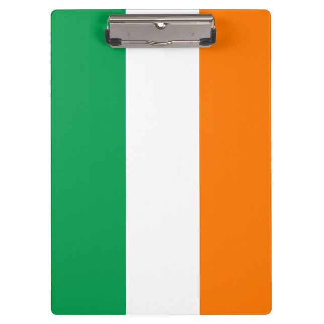 Portapapeles de la bandera de Irlanda (Anverso)
