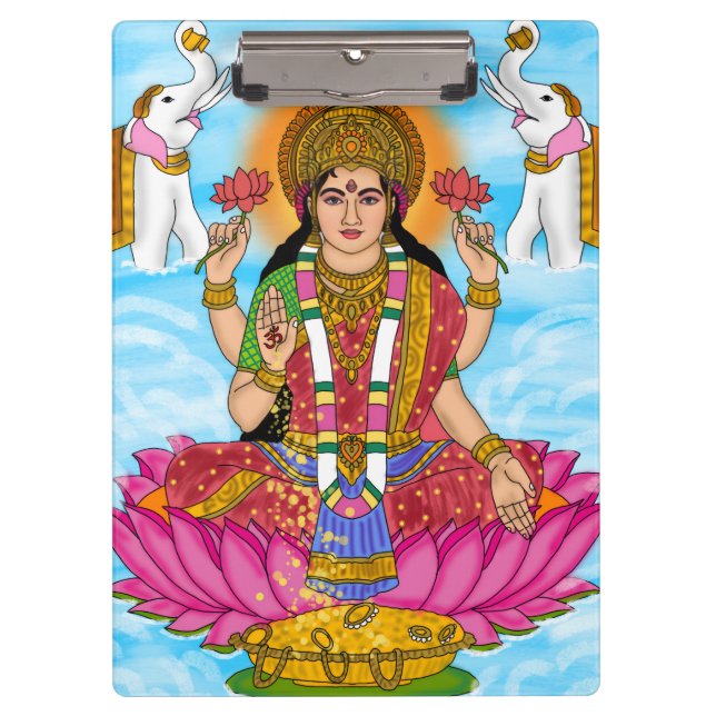 Portapapeles de la Diosa Lakshmi (Anverso)