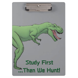 Portapapeles de la escuela T-Rex Dinosaur tyrannos