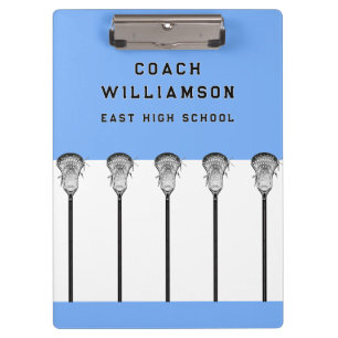 Portapapeles de Lacrosse Coach
