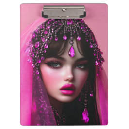 Portapapeles de Lady Pink Sapphire