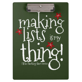 Portapapeles de lista de amigos traviesos y simpát