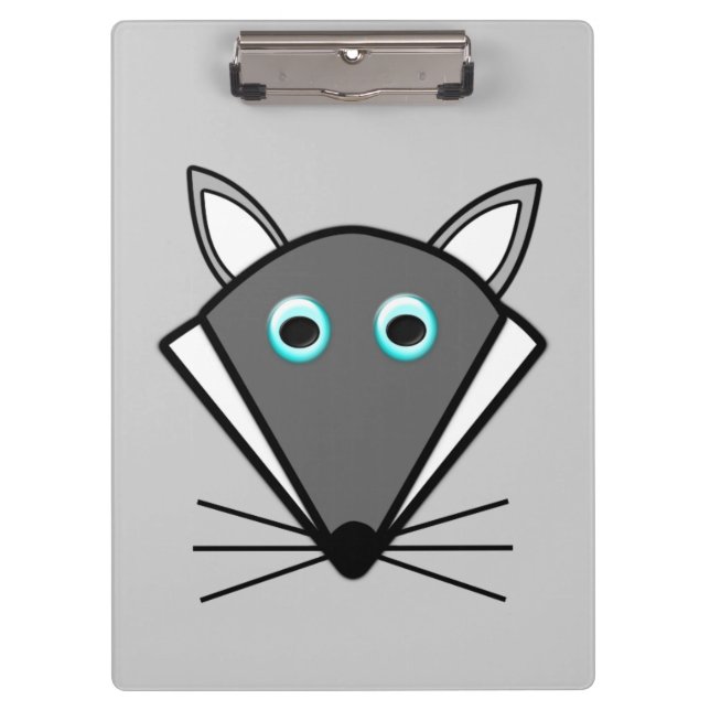 Portapapeles de Lobo de Halloween (Anverso)