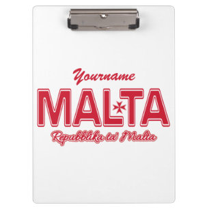 Portapapeles de MALTA personalizado