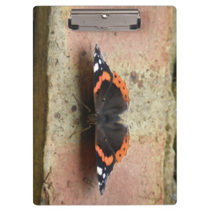 Portapapeles de mariposa del Almirante Rojo