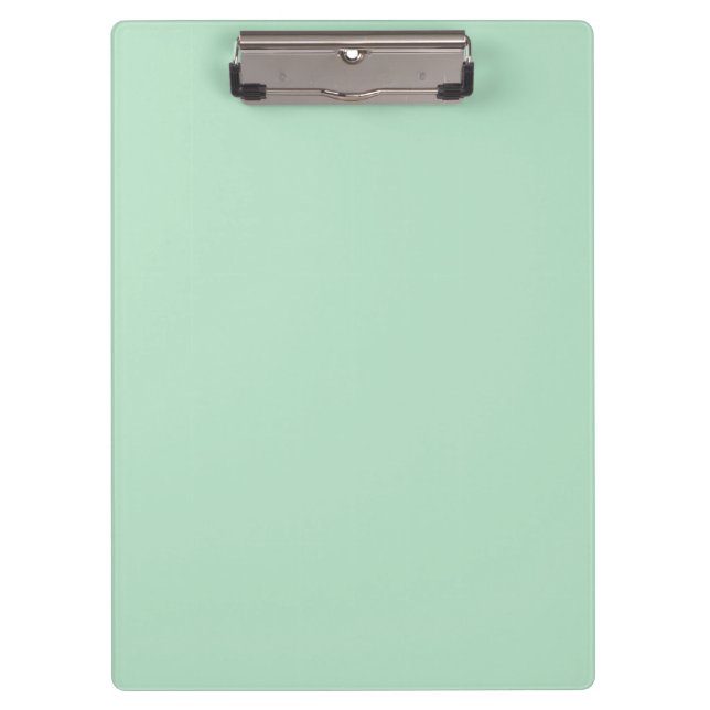 Portapapeles de Mint Green Office (Anverso)