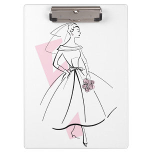 Portapapeles de Moda Bride Pink