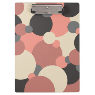 Portapapeles de moléculas de color rojo negro