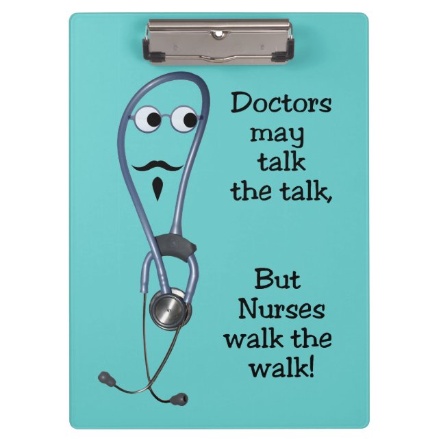 Portapapeles de paseos de enfermeras (Anverso)