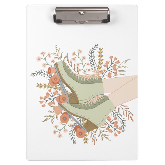 Portapapeles de patinaje sobre ruedas (Anverso)