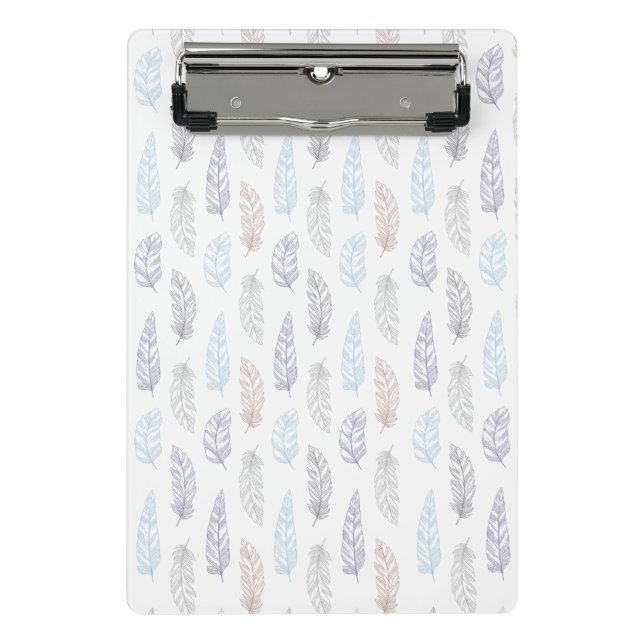 Portapapeles de patrones de plumas (Anverso)
