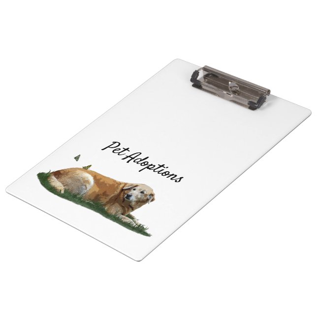 Portapapeles de perros de raza mixta de labrador a (Angular)