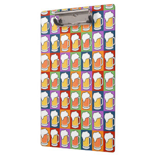 Portapapeles de personalizado de arte pop de BEER